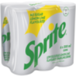 Lemon-lime Flavoured Zero Sugar Sparkling Drink 6 X 300ML