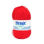 Mirage 4PLY Wool 25GR Bright Red