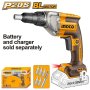 Ingco 20V Cordless Bl 1/4" Hex Drywall Screwdriver Bare Tool CDSLI20428