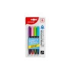 Permanent Marker - Sigmaflo F128 1.0MM Assorted Pack Of 4 :