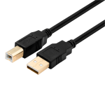 Volkano Print Series USB Printer Cable - Black Std Regular
