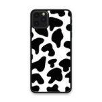 Custom Printed Tpu Cases - Apple Iphone 11 Pro Max & 39 Black Cow Print& 39 By