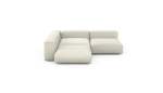 Three Module Corner Sofa - Linen - Platinum - 241CM X 241CM