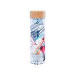 Distributors Double Wall Glass Water Bottle Filter She Is Clothed With Dignity & Strength
