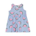 Watermelon Printed Sleeveless Dress