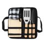 5-PIECE Wood-handled Barbecue Tool Set TI-82