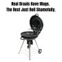 Magmaster 57CM Charcoal Kettle Braai - Hinged Lid Thermo & Mag Wheels
