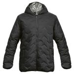 Mock-quilt Hooded Puffer Mens