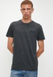 Essential Logo Emb Tee - Eclipse Navy & Olive Feeder