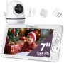 Baby Monitor - New 7 Large Display 1080P Video Baby Monitor With Camera