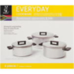 Alumninium Casseroles & Lids 6-PIECE