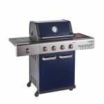 Outback Blue Jupiter 4 Burner Hybrid Gas charcoal - OUT370766
