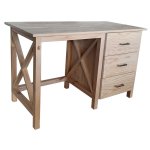 Bali Desk 3 Drawer 1200X600 – Raw