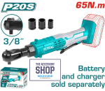 Ratchet Driver 3 8" Cordless With Or Without Battery Voltage: 20V Total Tools TDRLI2060151