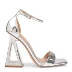 Silver Transparent High Heels