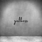Girlboss - L 450MM Grey Font 3
