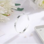 CBA10470201 Personalized Name Bangle 925 Sterling Silver