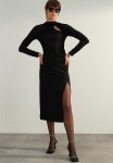 Shimmering Stones Dress - Black