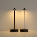 Maglaw Rechargeable Cordless Table Lamp 3000MAH Battery Operated Table Lamp Portable LED Touch 2 Levels Brightness Dimmable Bar