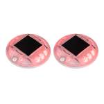 Solac Solar LED Road Stud Red Light 2 Pack