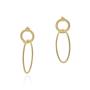 Lula Large Circle Hoops - 18KT Yellow Gold Vermeil