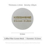 Coffee Accessories Puck Screen Reusable Heat Resistant 53.5MM 1.0MM