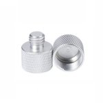 4 Pcs 5 8 Female To 3 8 Male Adapter Screw Silver