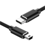 MINI USB To Type C Cable USB C To MINI USB Cable Charging Cord For Devices