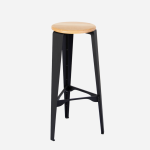 Emerging Creatives Ark Stool - Oak - Bar - Height 80 Cm