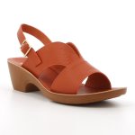 Pierre Cardin Caramelo Block Heel - Orange - 9
