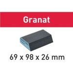 Festool 6PC Sanding Block Granat 69X98X26MM Combi 120 Grit 201084