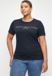 Tommy Hilfiger Plus Reg Corp Logo C-nk Short Sleeve - Desert Sky