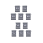 10 Piece Waterproof Space-saving Travel Shoe Bag F55-8-1575