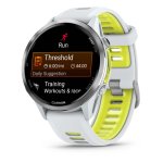 Garmin Forerunner 970 Advanced Gps Running Smartwatch - Whitestone amp Yellow