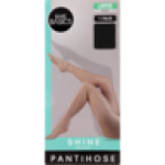 Black Large Shine Pantihose