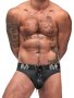 Black Ice Lace Up Thong