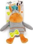 Pups Big Squeak Dog Toy Grey
