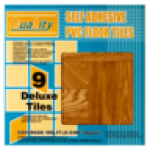 Brown Pattern Self Adhesive Pvc Floor Tiles 9-PACK