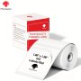 1ROLL Phomemo M110 Labels - Multi-purpose Self-adhesive Round Circle Label For M110/M120/M200/M220 Label Maker Thermal Label For Barcode Label Premium Sticker Label Paper Black