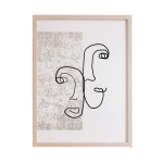 Visage 5 Art Print - A4