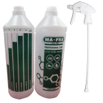 0598 Mafra Plastic Spray Bottle 1L Including Trigger - Green