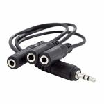 Ancable 3.5MM 1 8" Trs 1 Male To 3 Female 3-WAY Stereo Splitter Audio Cable