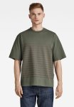 G-star Raw Text Stripe Boxy R T - Lt Hunter