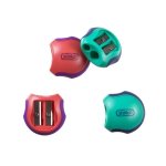 2 Hole Round Sharpener - Blue Green