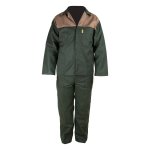 Overall 2 Pce 2T Khaki grn Size 46 Chest 42 Waist