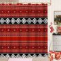 180X180CM Nordic Pattern Bathroom Shower Curtains For Added Privacy