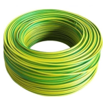 Insulated 6MM2 Yellow And Green Earth Wire 100M Roll SOLEW6MM100M