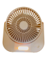 Rechargeable Desktop Circular Fan With Built-in LED Light