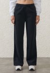 Cotton On Plush Essential Straight Leg Trackpant - Black