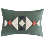 Afriscandi Pattern 2 Scatter Cover - Green